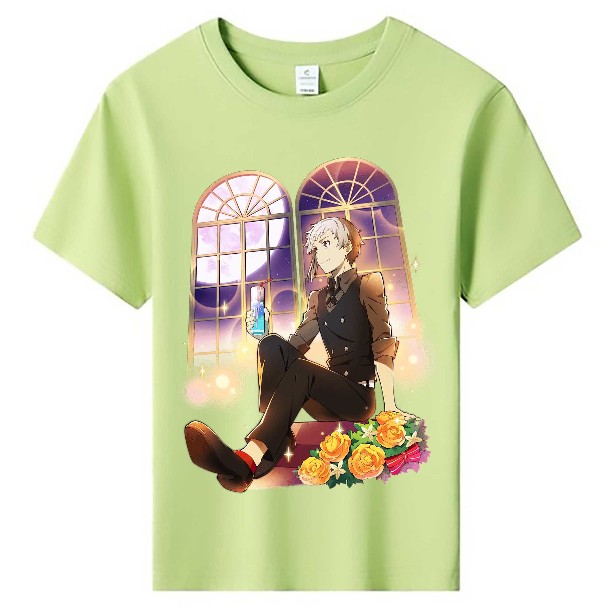 （画像用） 文豪ストレイドッグス Bungo Stray Dogs 綿100％キッズTシャツ（フロントプリント）